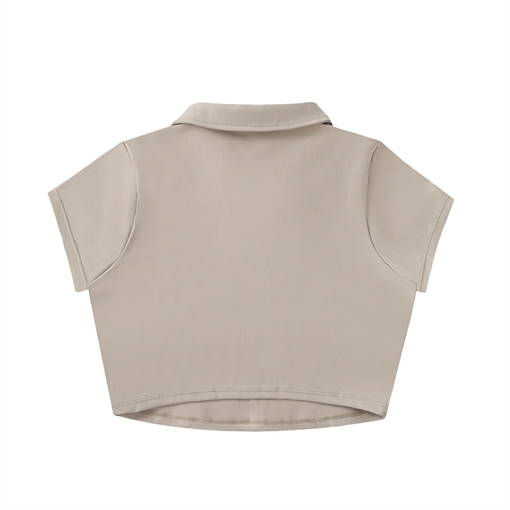 AUVREN Riviera Sculpt Cropped Polo