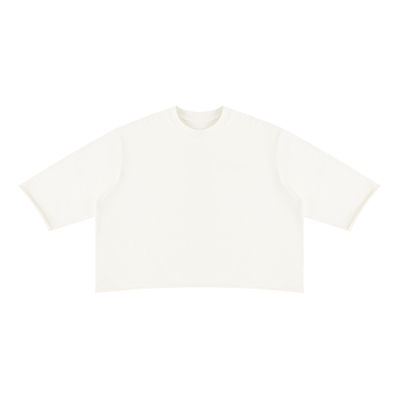 T-shirt crop top à bords francs AUVREN