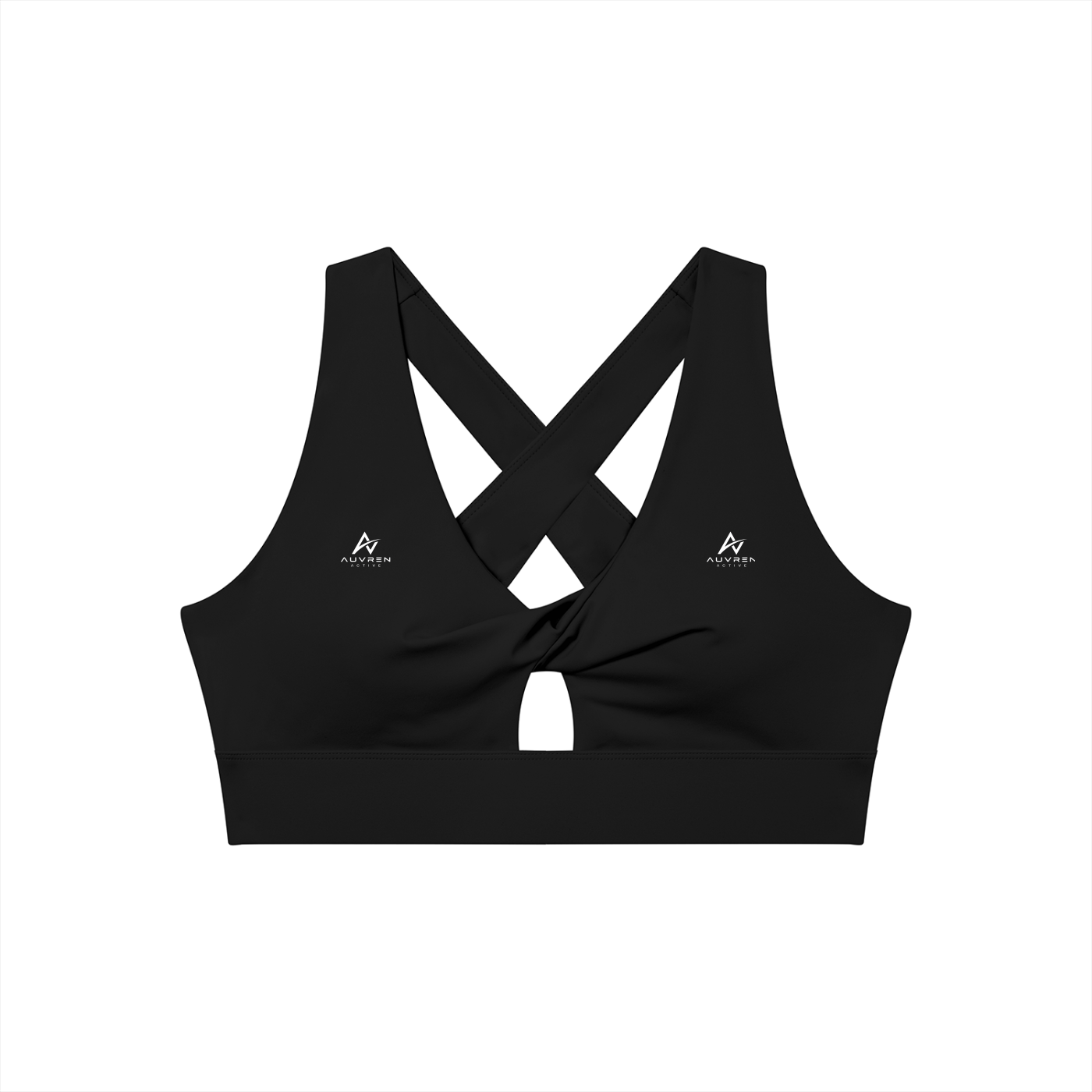 AUVREN Eclipse Twist-Front Sports Bra