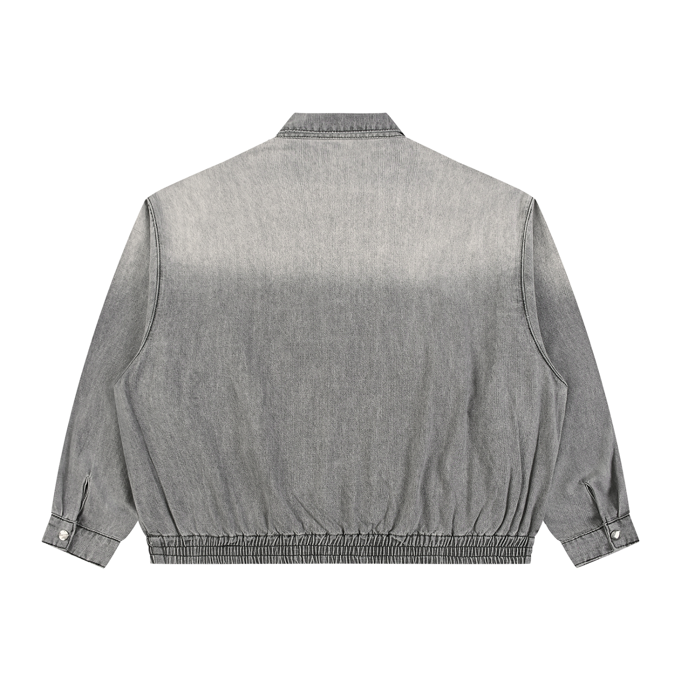 AUVREN Washed Denim Track Jacket