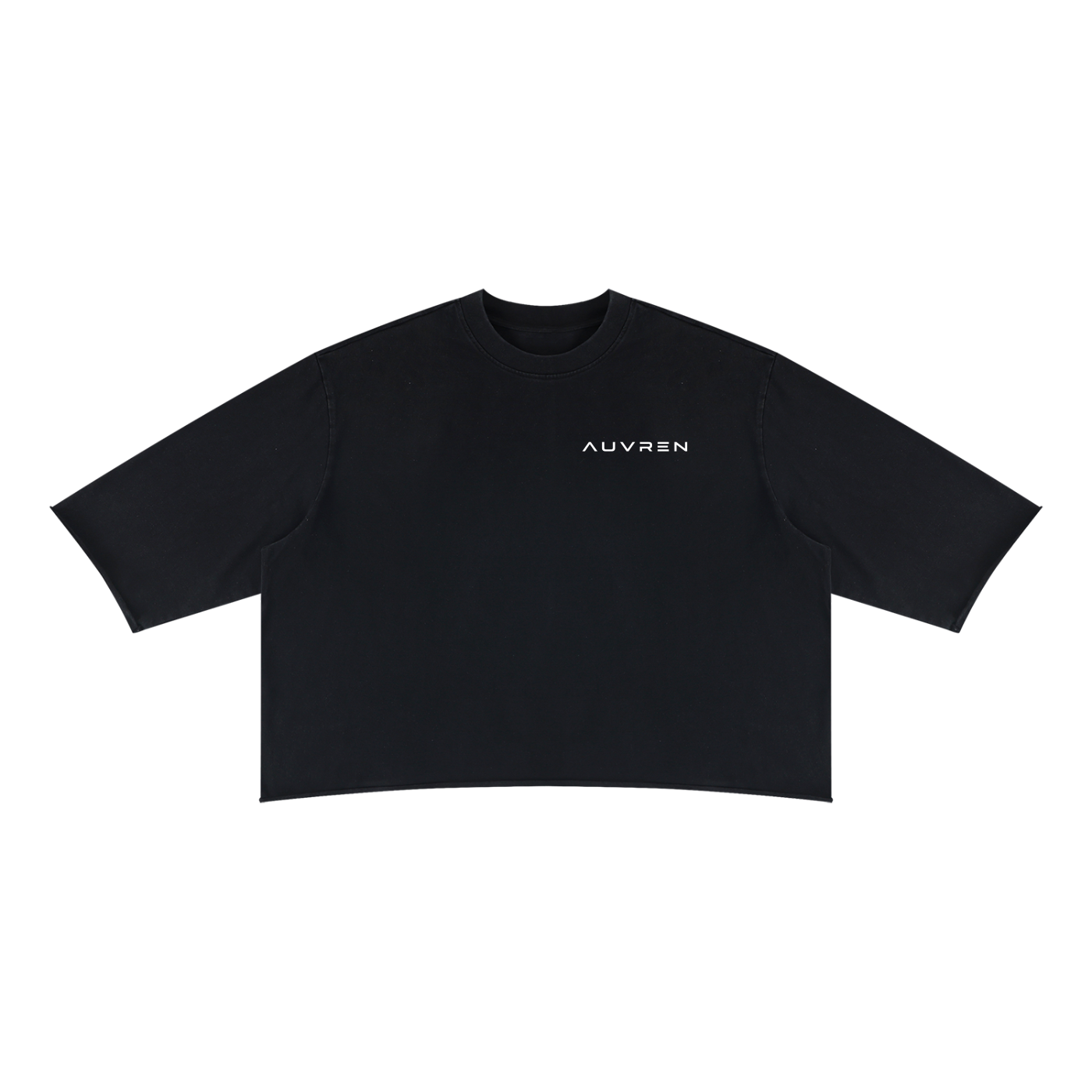 Unisex Mineral Wash Raw Hem Boxy T-Shirt