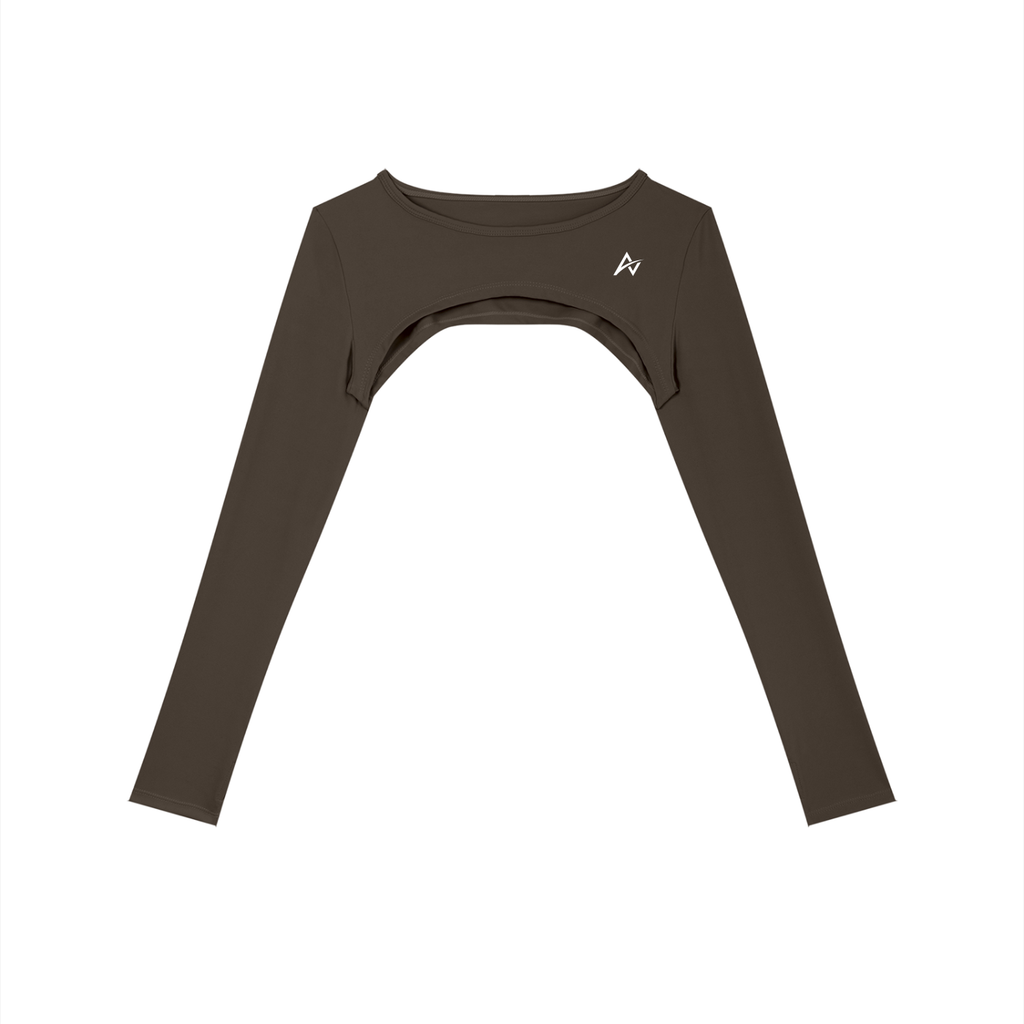 AUVREN Halo Cropped Performance Shrug