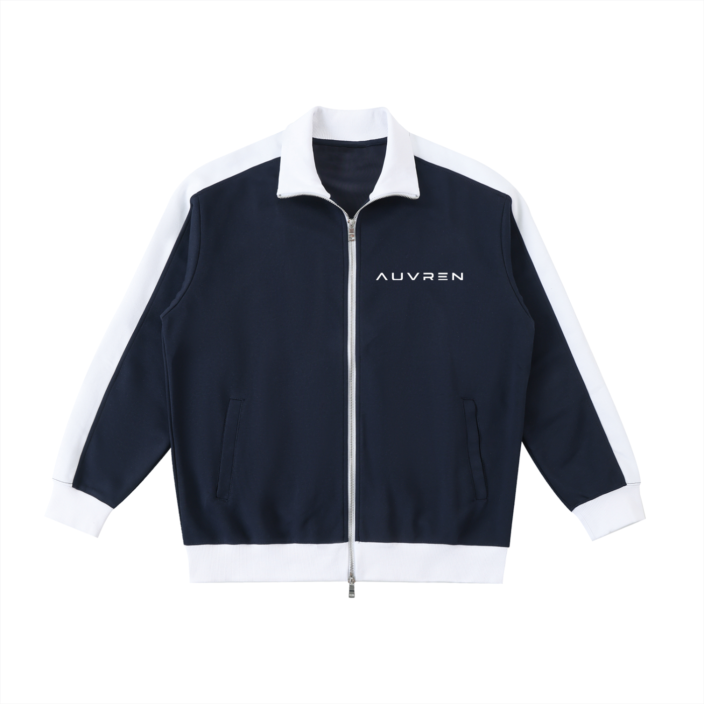 AUVREN Contrast Line Track Jacket