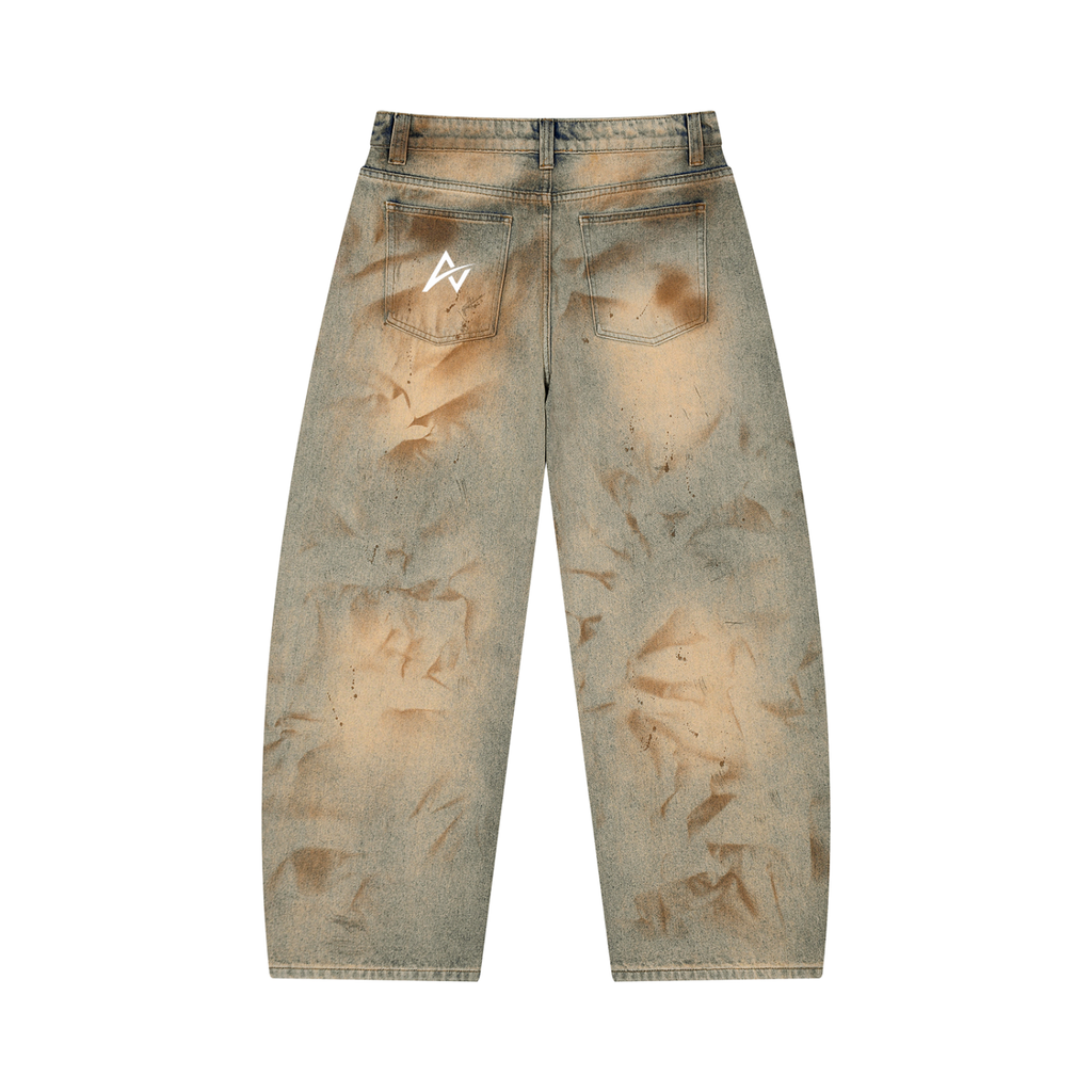 AUVREN Coreline Burnished Barrel Jeans