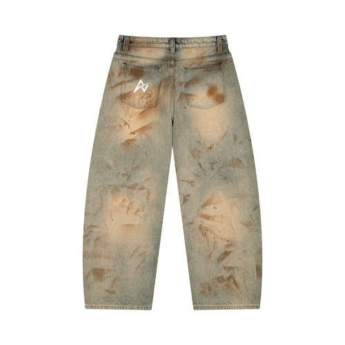 AUVREN Coreline Burnished Barrel Jeans