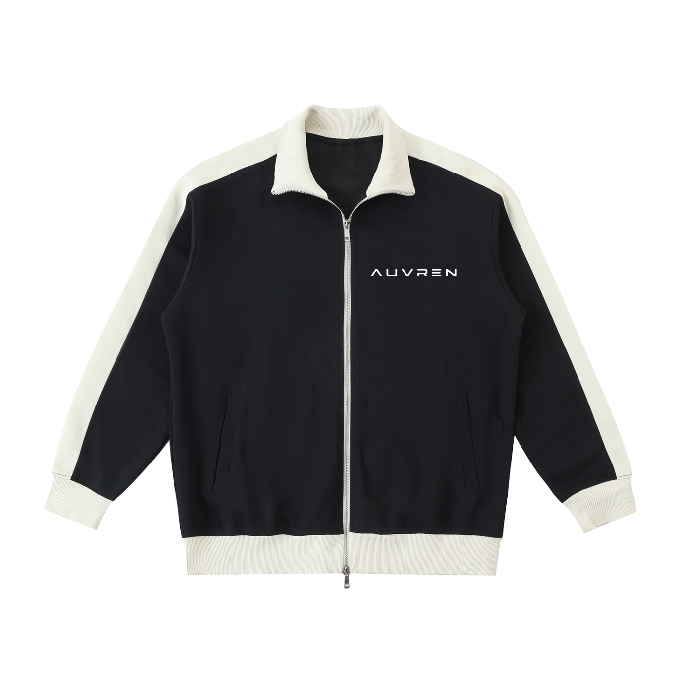 AUVREN Contrast Line Track Jacket