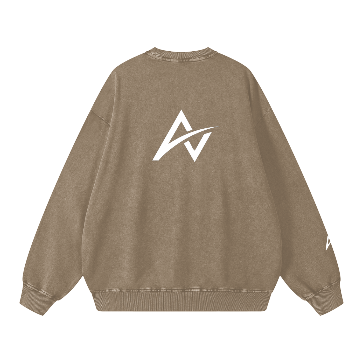 AUVREN Coreline Washed Oversized Crewneck