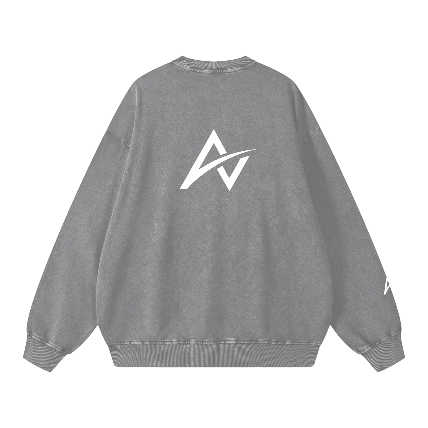 AUVREN Coreline Washed Oversized Crewneck