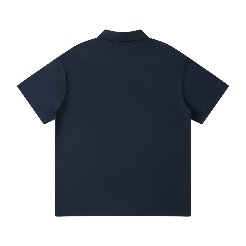 AUVREN Axis Zip Performance Polo