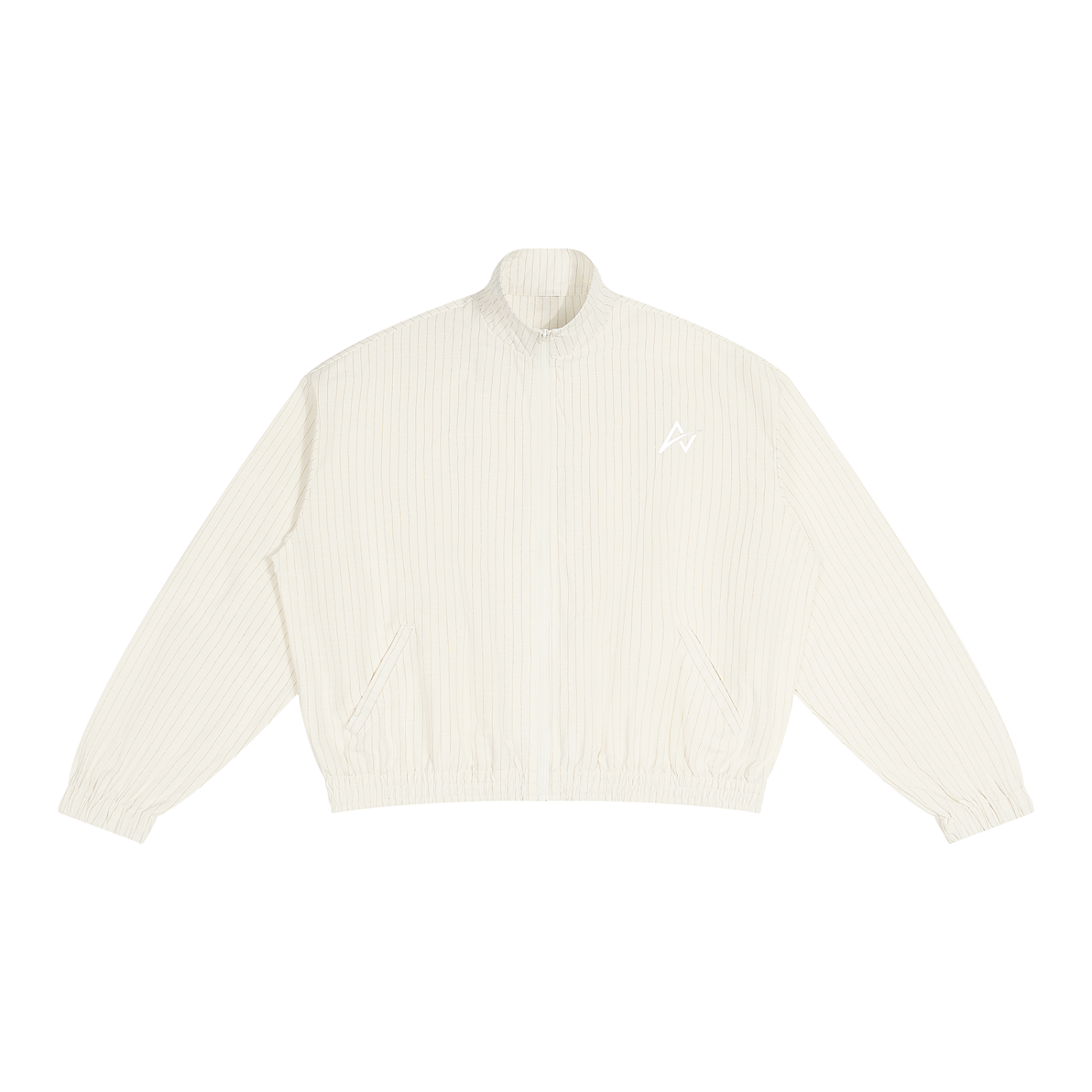 AUVREN Pinstripe Motion Track Jacket