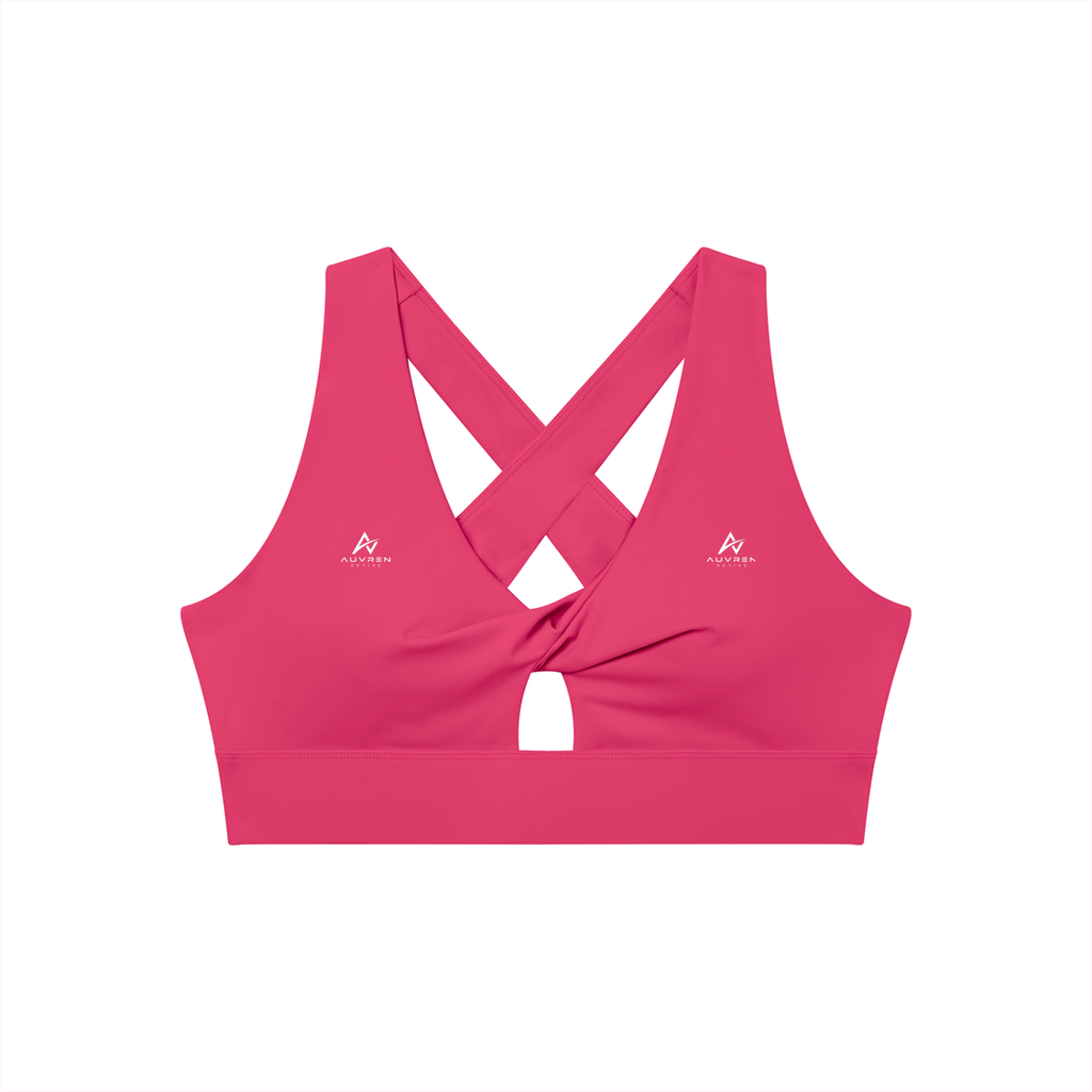 AUVREN Eclipse Twist-Front Sports Bra