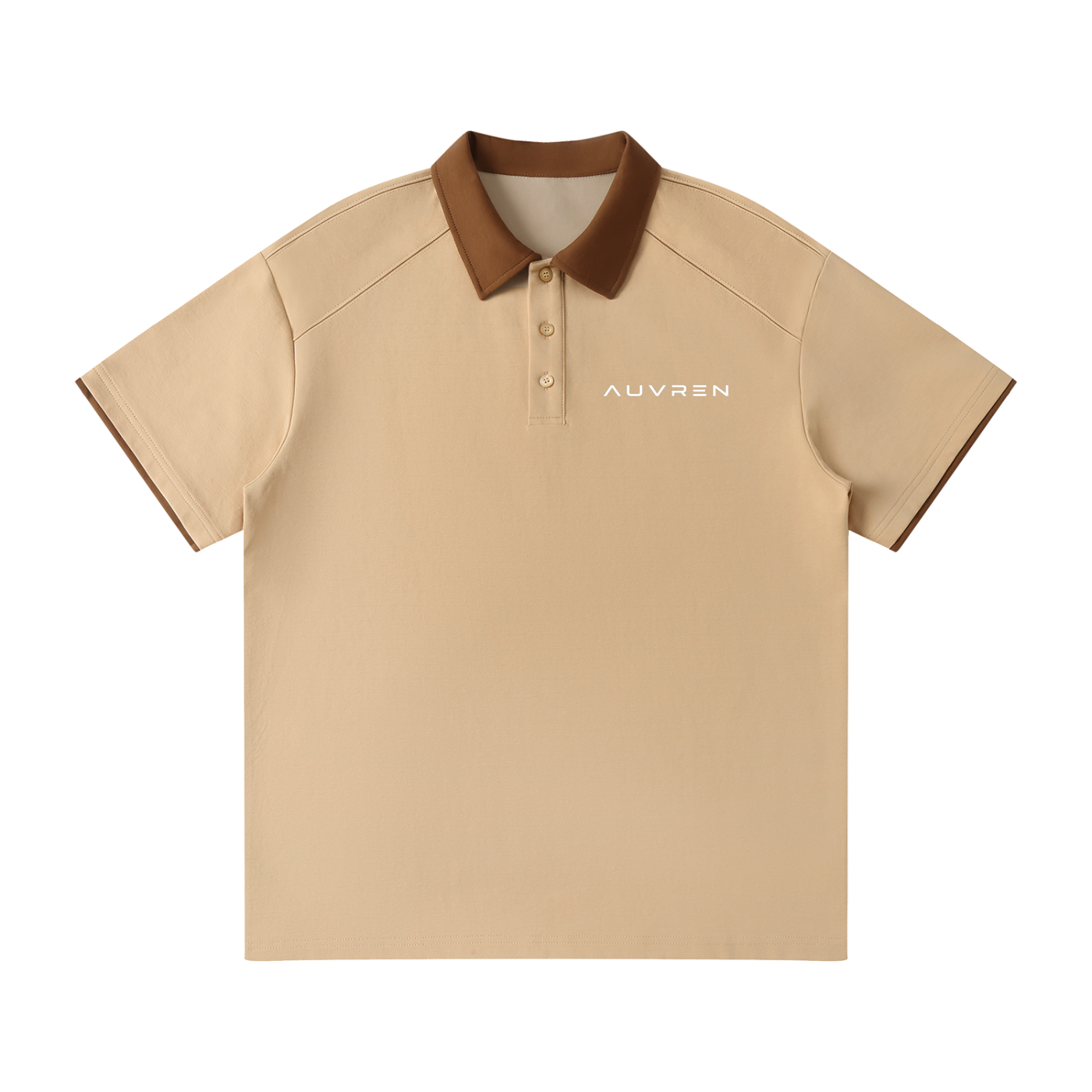 AUVREN Amethyst Contrast Performance Polo