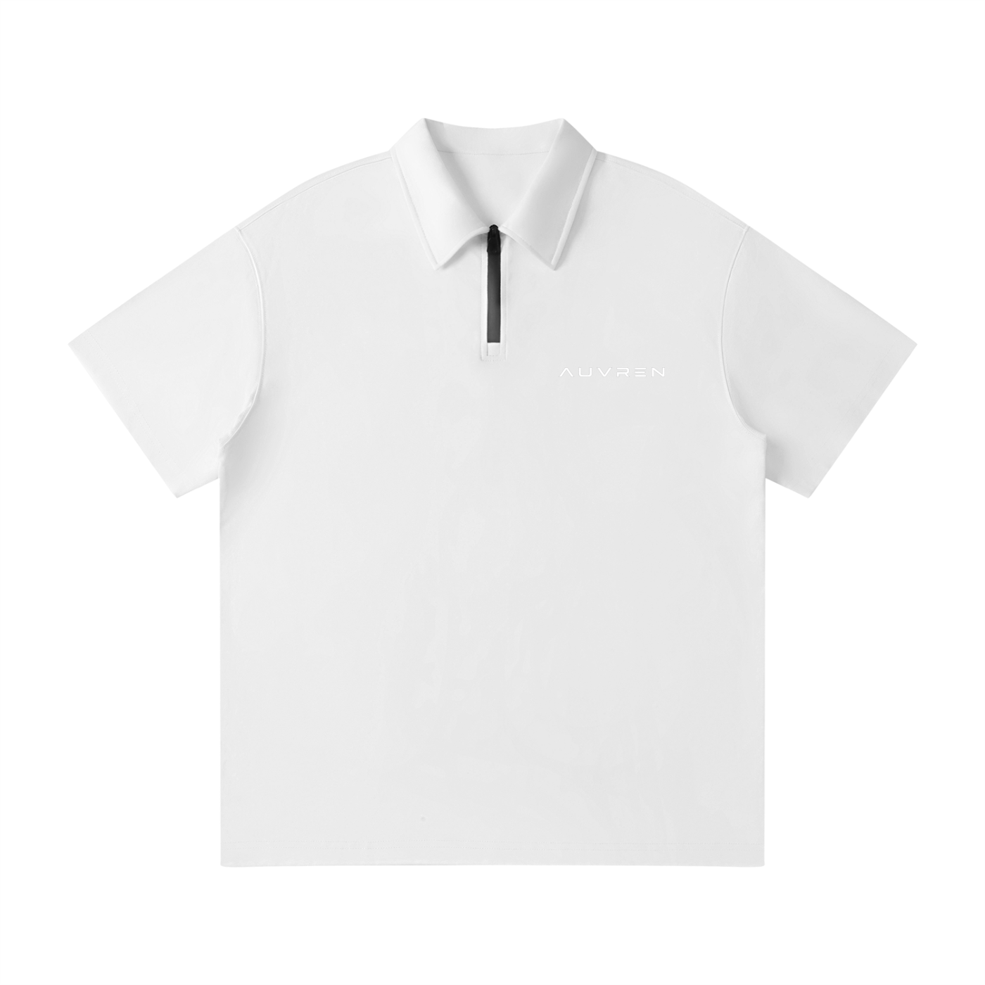 AUVREN Axis Zip Performance Polo