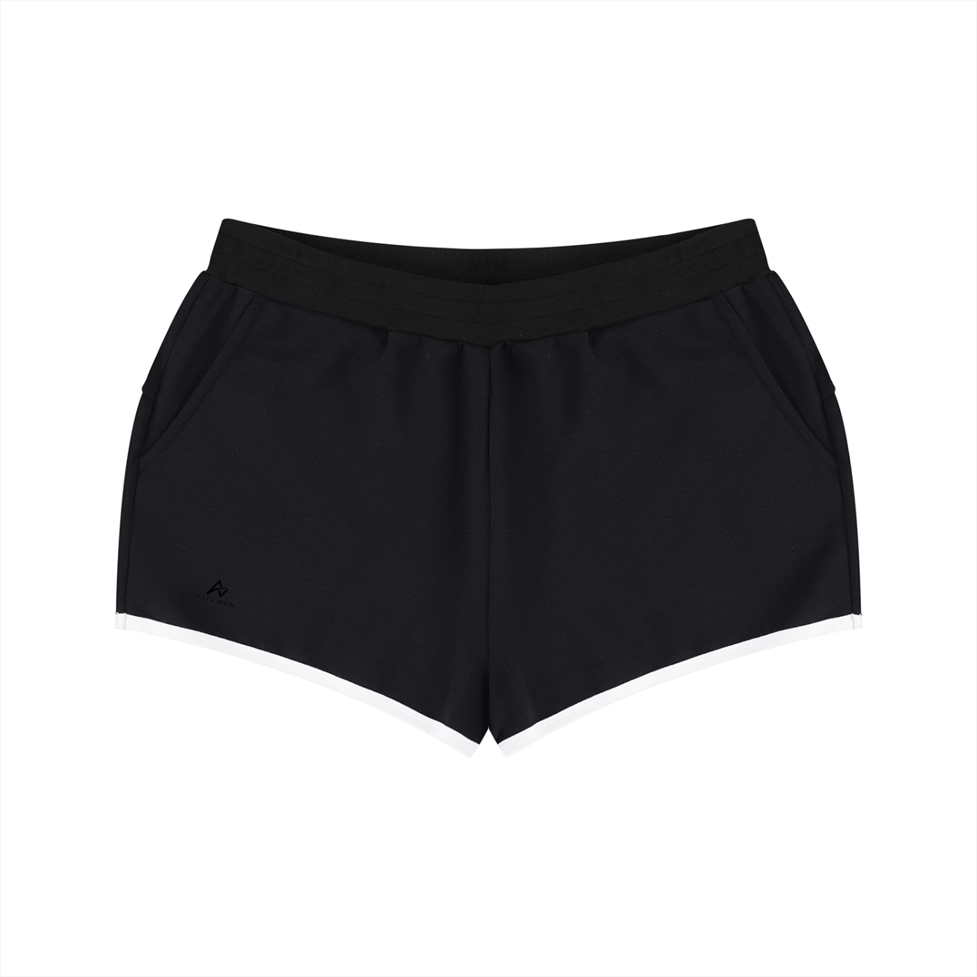AUVREN Tempo Contrast-Trim Running Shorts