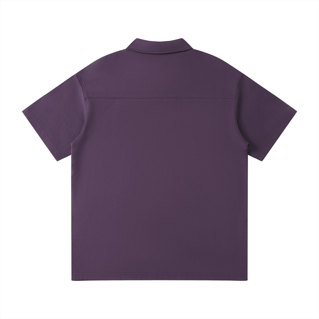 AUVREN Axis Zip Performance Polo