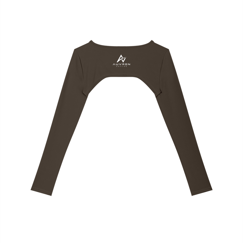 AUVREN Halo Cropped Performance Shrug