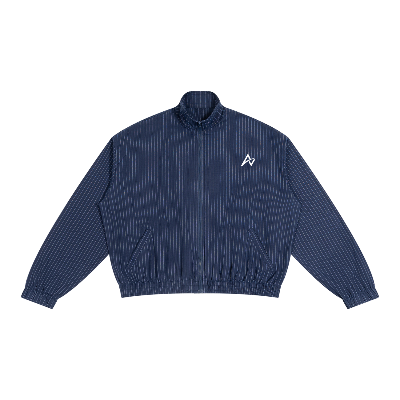 AUVREN Pinstripe Motion Track Jacket