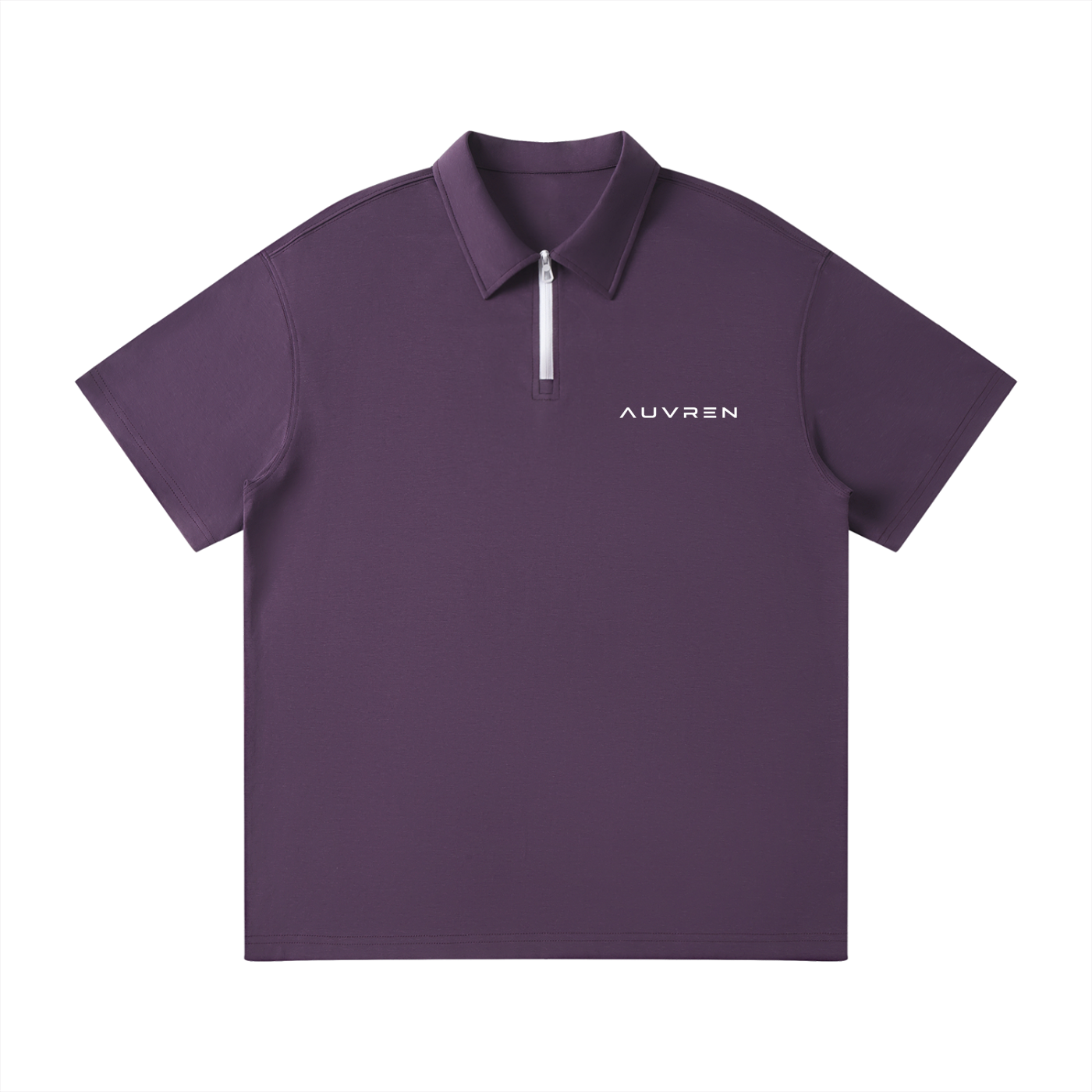 AUVREN Axis Zip Performance Polo