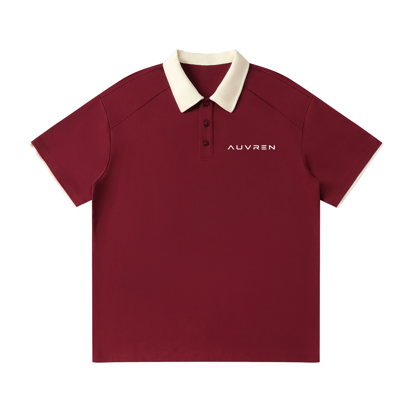 AUVREN Amethyst Contrast Performance Polo