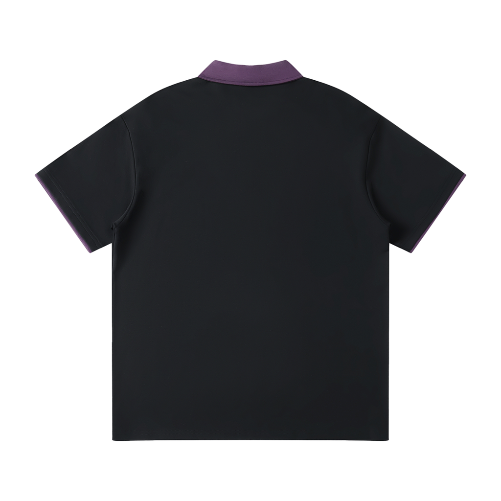 AUVREN Amethyst Contrast Performance Polo