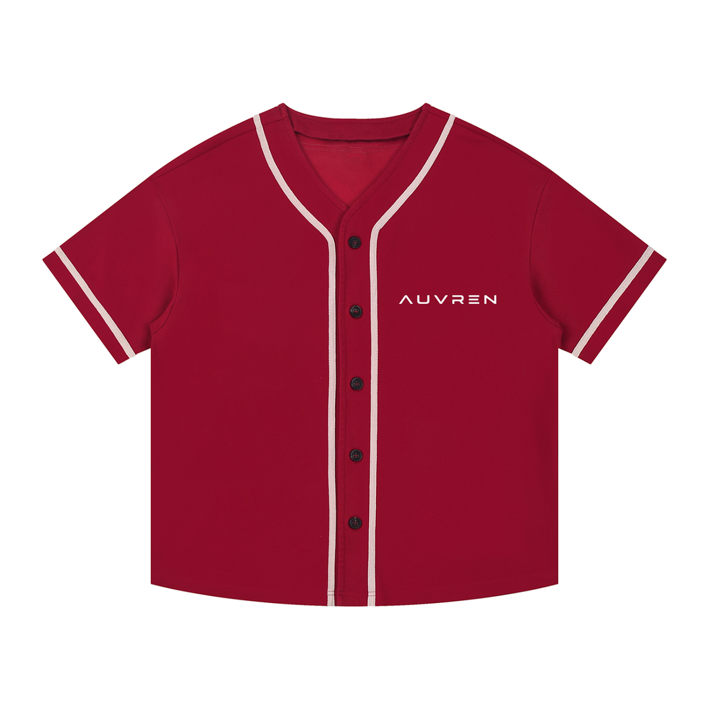AUVREN Varsity Court Button Jersey