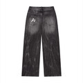 AUVREN Coreline Shadow-Wash Wide-Leg Jeans