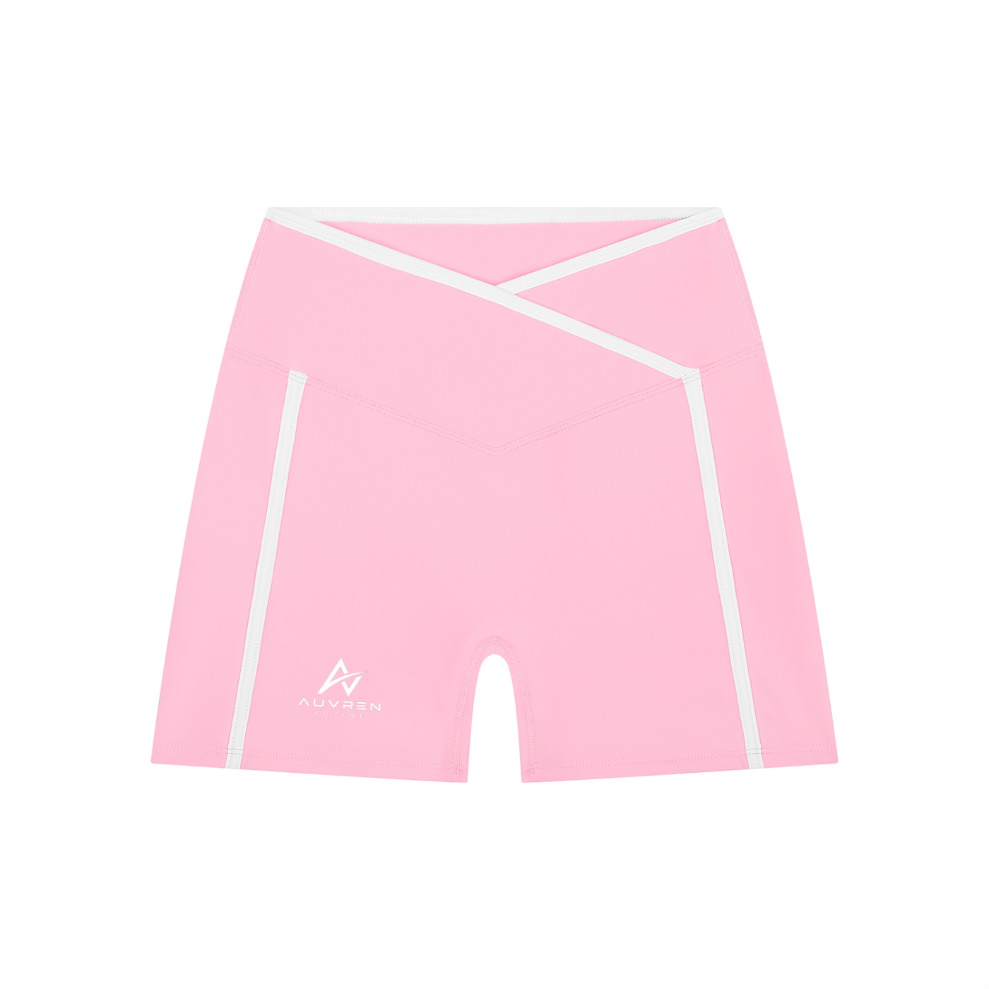 AUVREN Vector Wrap-Waist Biker Shorts