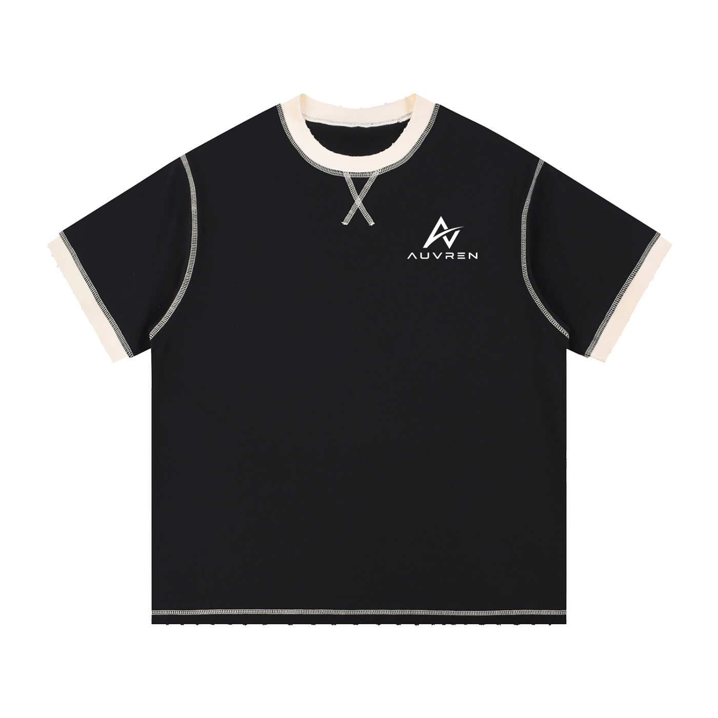 AUVREN Relay Contrast Seam Tee