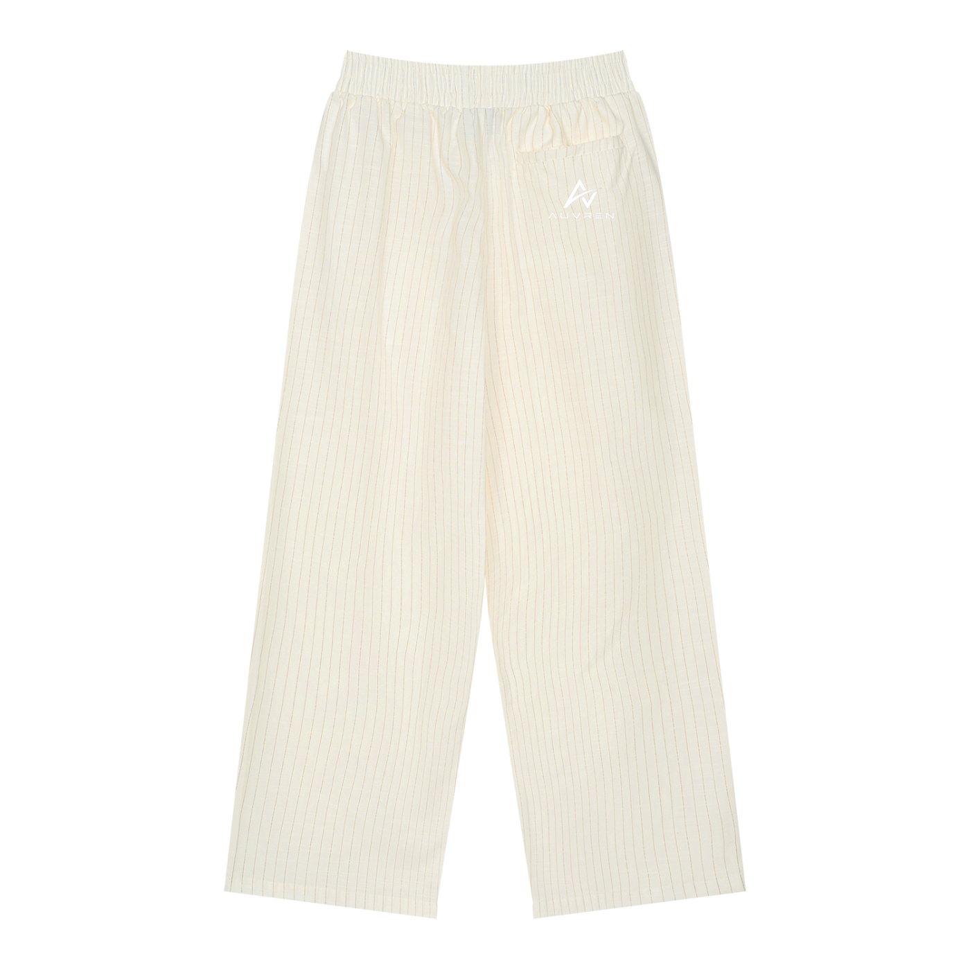 AUVREN Coreline Pinstripe Wide-Leg Pants