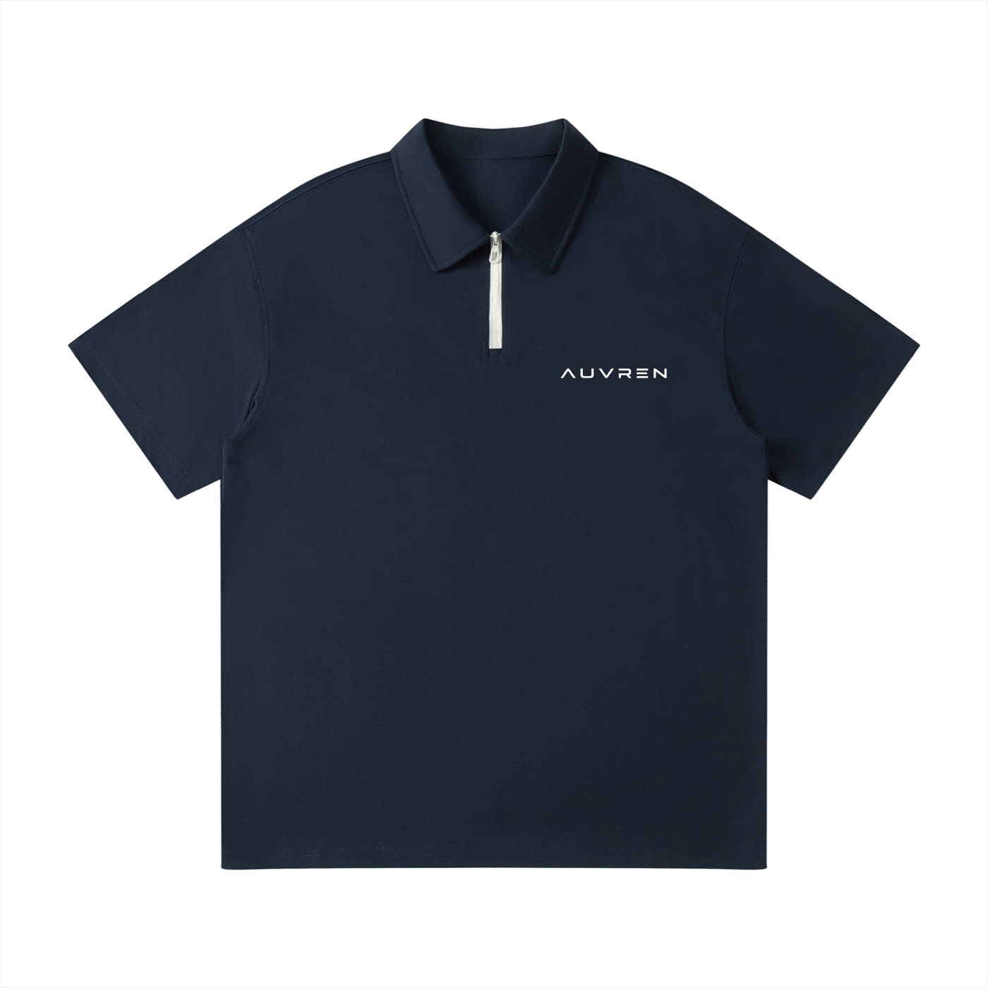 AUVREN Axis Zip Performance Polo