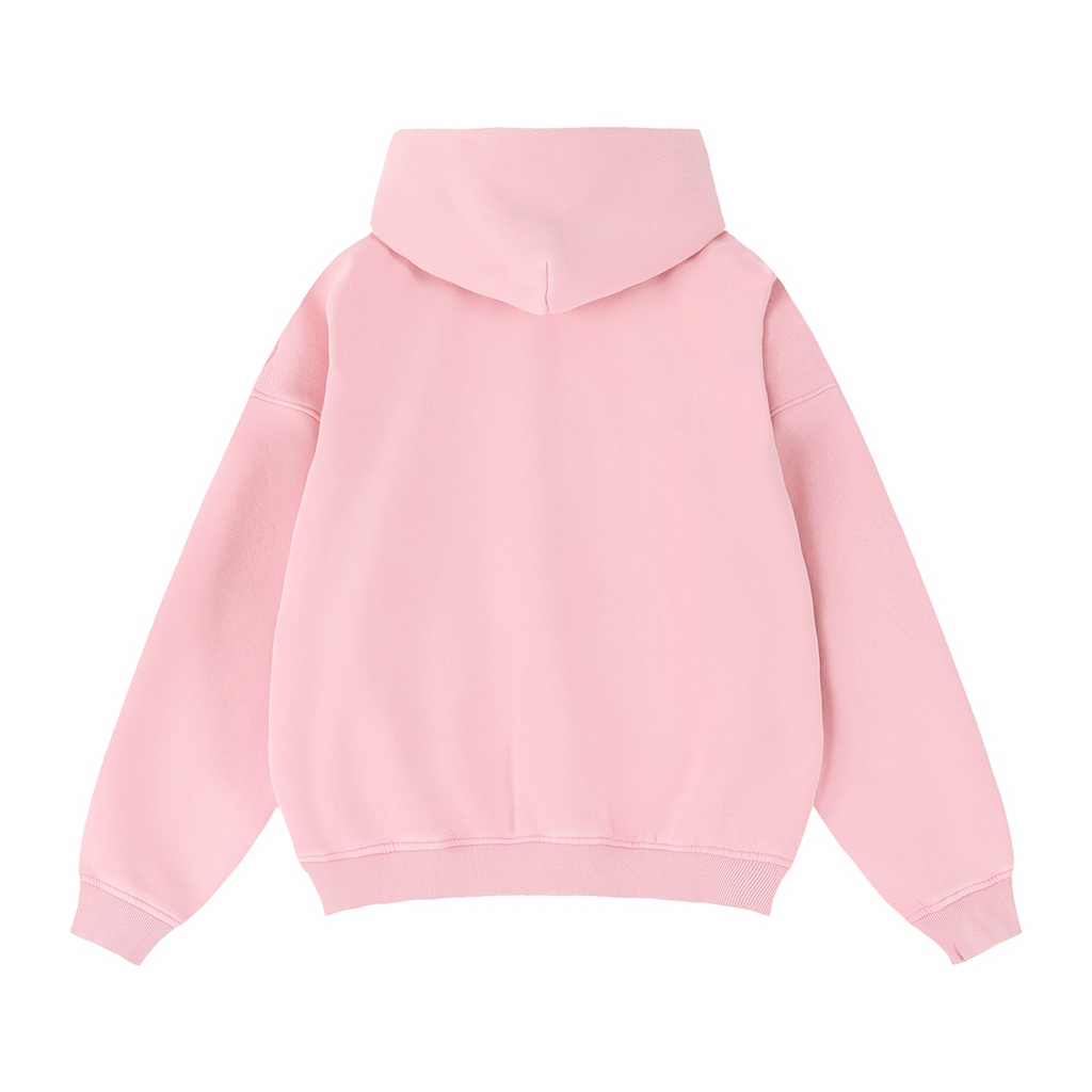 AUVREN Blush Essential Zip Hoodie