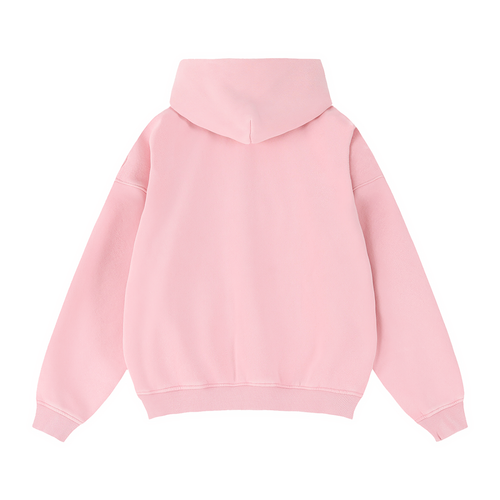 AUVREN Blush Essential Zip Hoodie