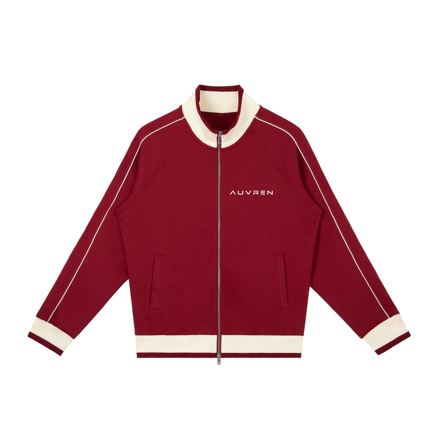 AUVREN Velocity Contrast Track Jacket