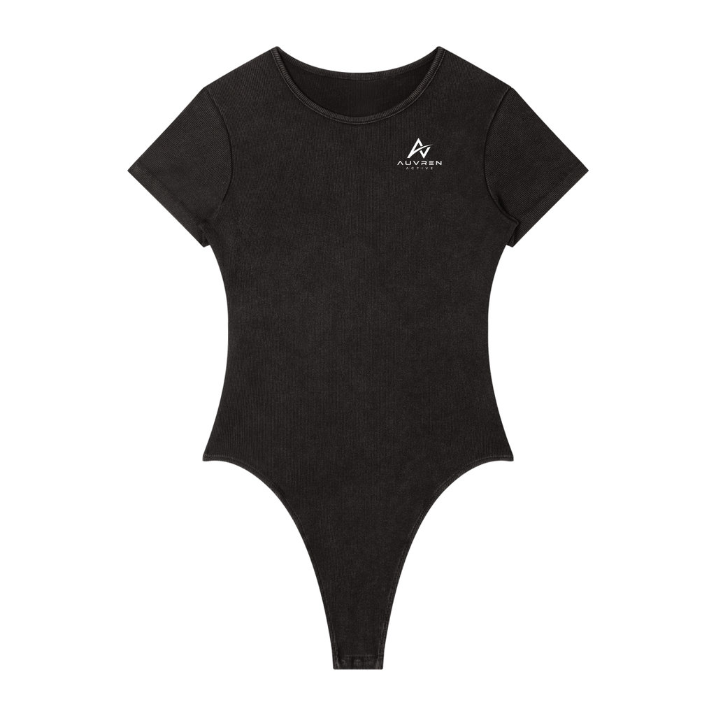 AUVREN FormFit Ribbed Short-Sleeve Bodysuit