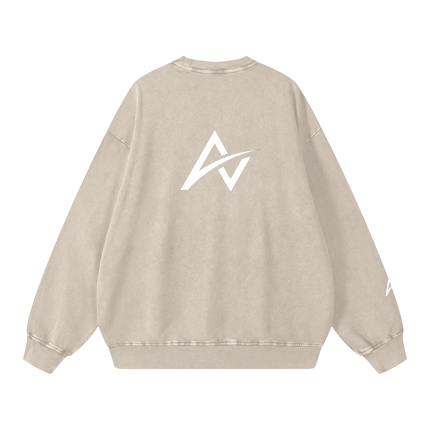 AUVREN Coreline Washed Oversized Crewneck