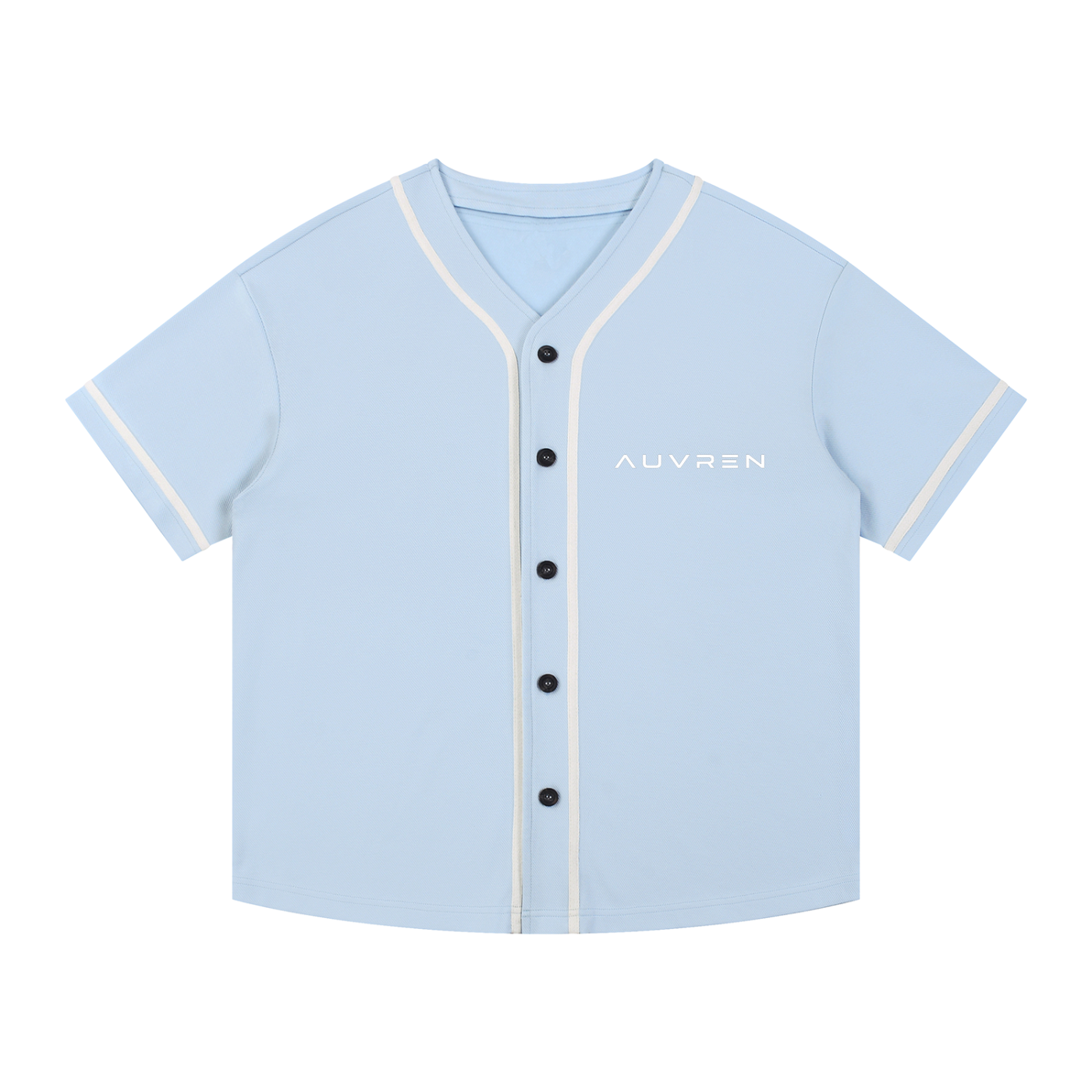 AUVREN Maillot boutonné style universitaire
