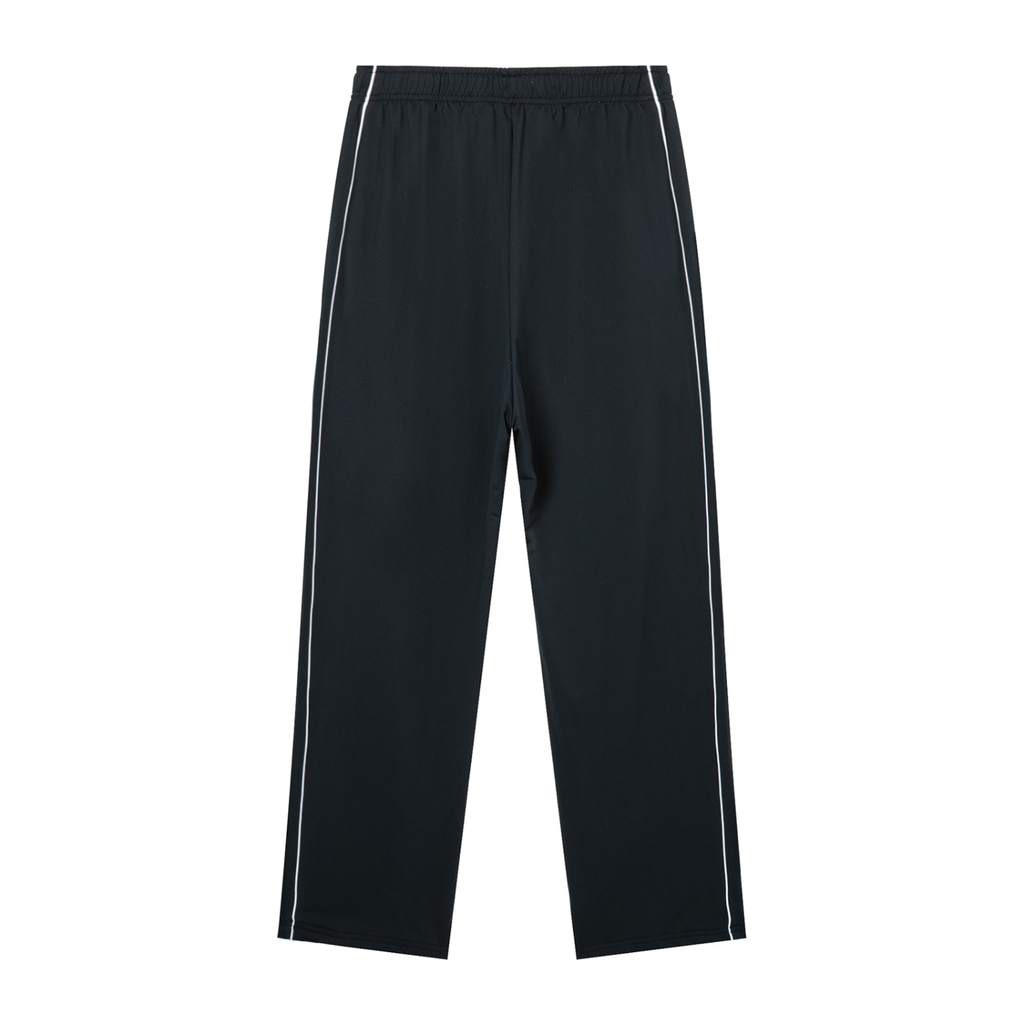 AUVREN Tempo Contrast-Pipe Wide-Leg Track Pants