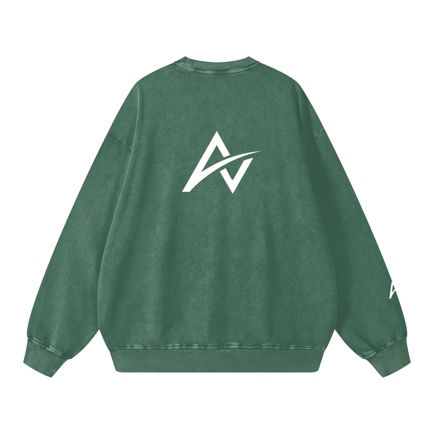 AUVREN Coreline Washed Oversized Crewneck