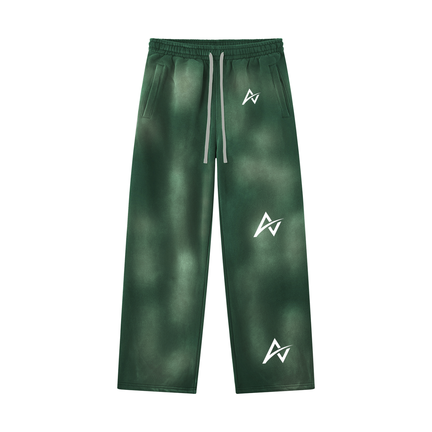 AUVREN Coreline Eclipse-Wash Wide-Leg Joggers